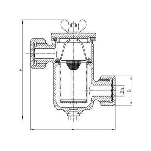 Бронзовый фильтр пресной воды штуцерный 20x10 мм 427-30.1156
